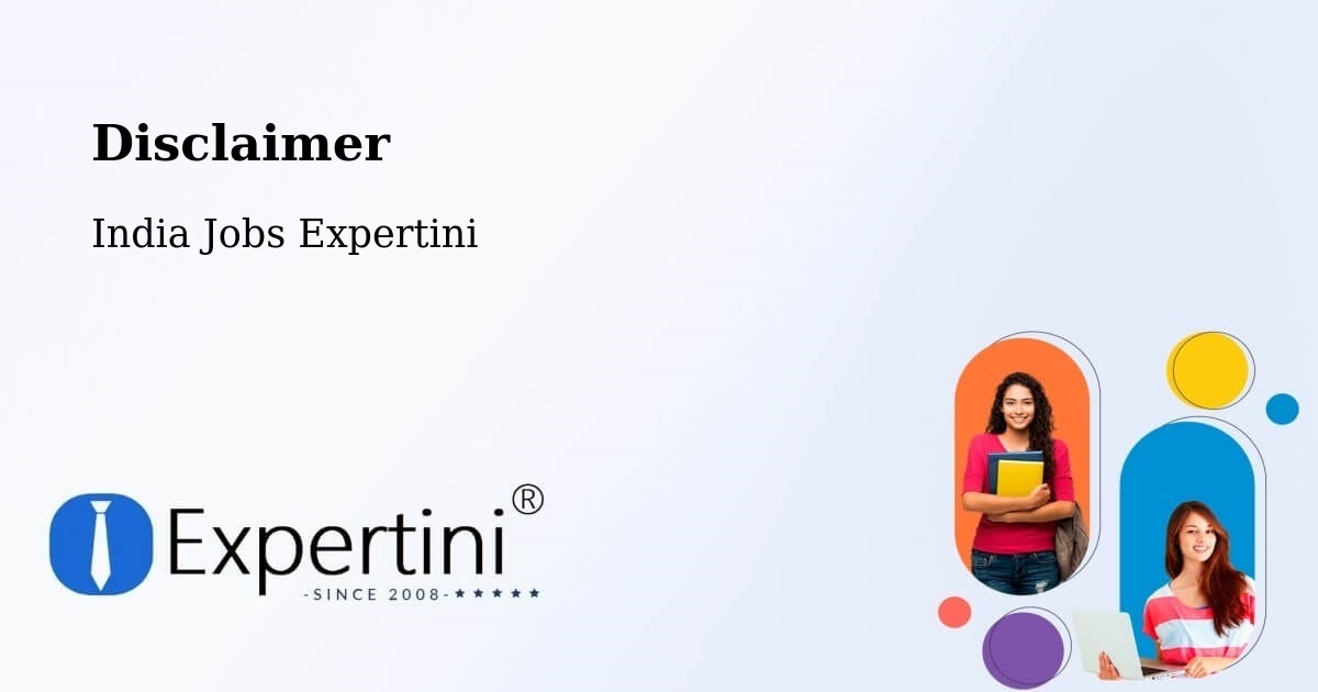 Disclaimer – Pune - India Jobs Expertini